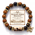 Western Cowboy Horse Crystal Perle Bracelet