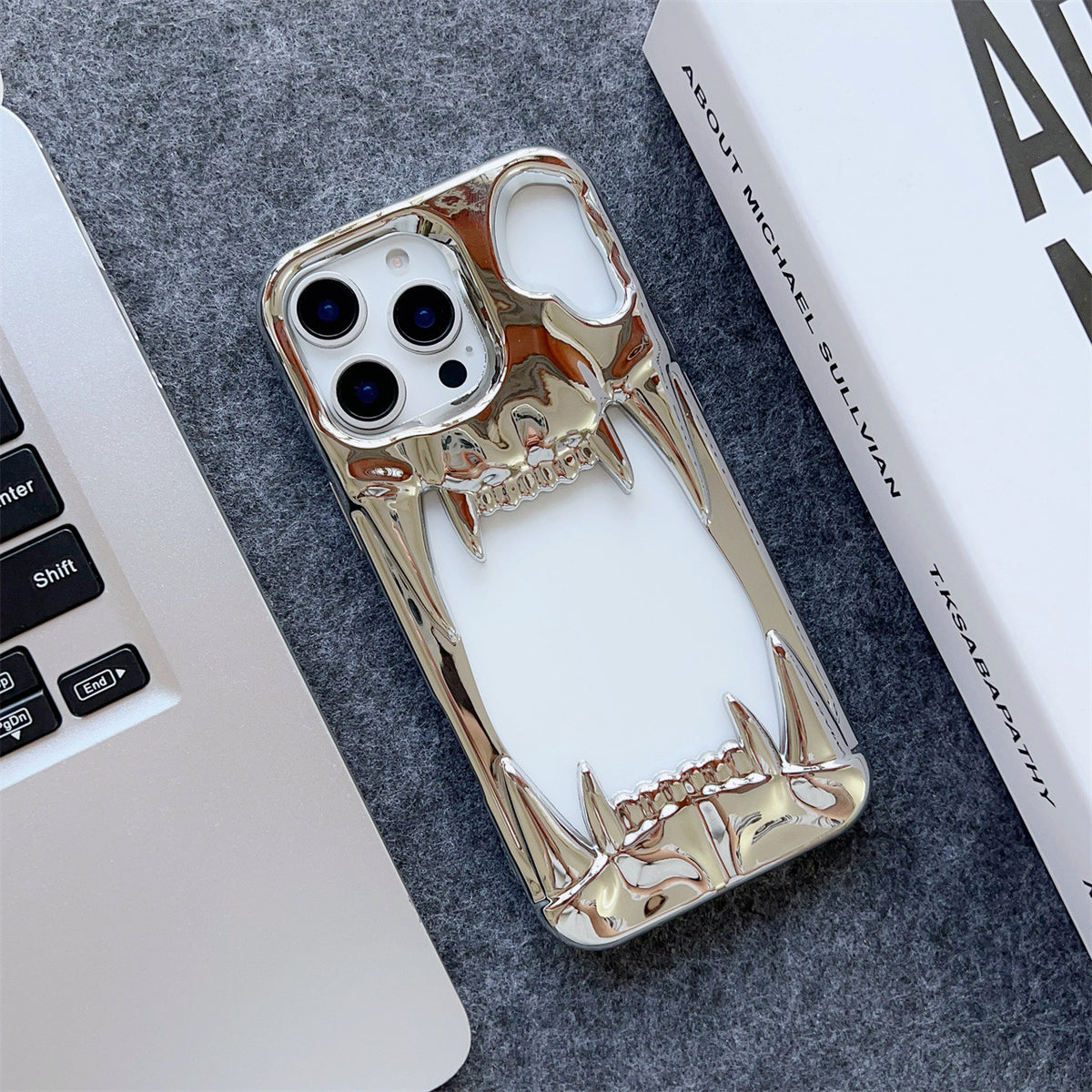 Tiger-Tooth Phone Case with 15 Cutouts