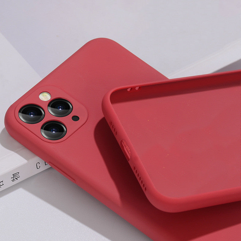 Boîtier de téléphone mobile en silicone liquide trou de précision