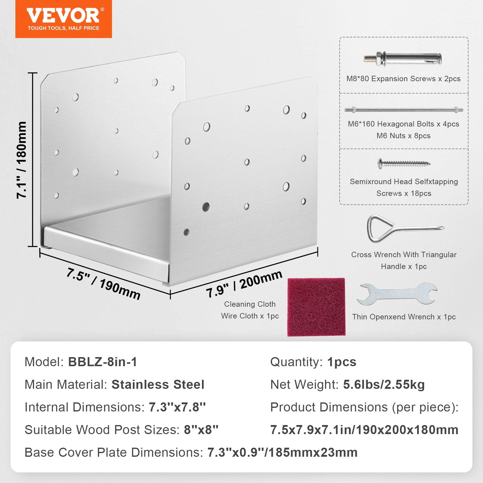 Poste VEVOR Base