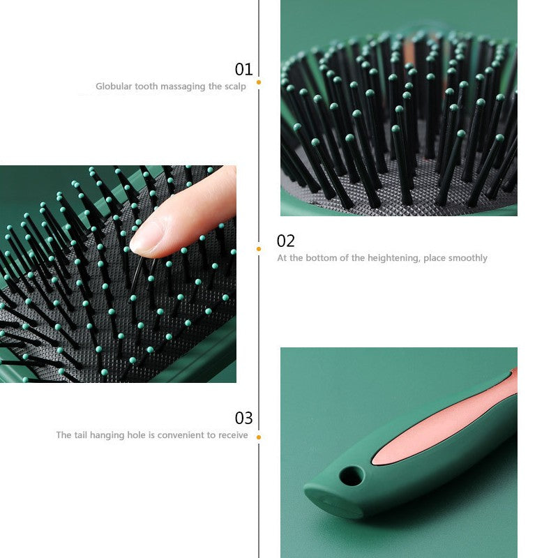 Ensemble de brosse à cheveux 4pcs pour les femmes Salon professionnel de coiffure Peigne massage brosse à cheveux