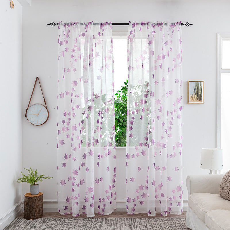 Mesh Rideaux Chambre Light Transmission Rideau décoratif
