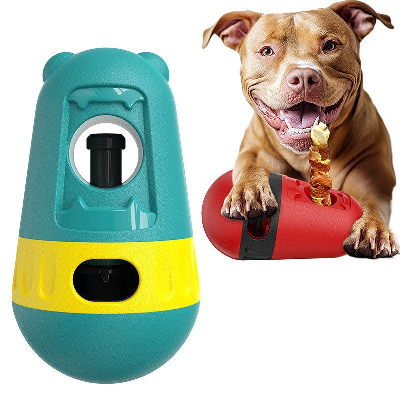 Slow Food Dropping Ball Snack Stick Porte chien Jouet