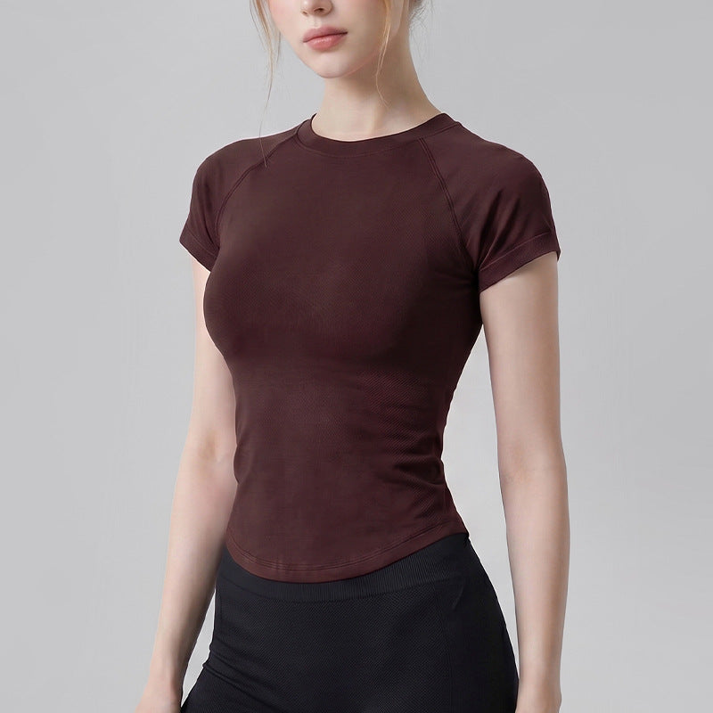 T-shirt d'entraînement pour femmes à séchage rapide