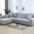 Couverture de canapé stretch encastrée universelle en L
