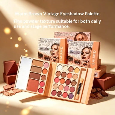 Tout-en-un Maquillage Palette Matte et Shimmer Eyeshadow Rouge à lèvres et Blush