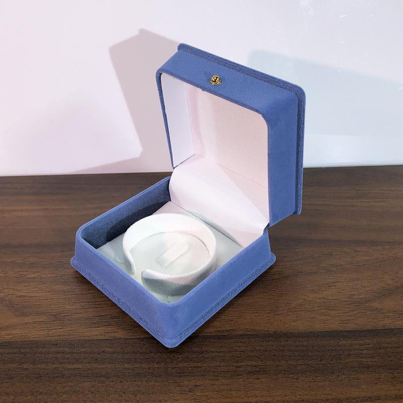 Royal Lake Blue Jewelry Box with Beads