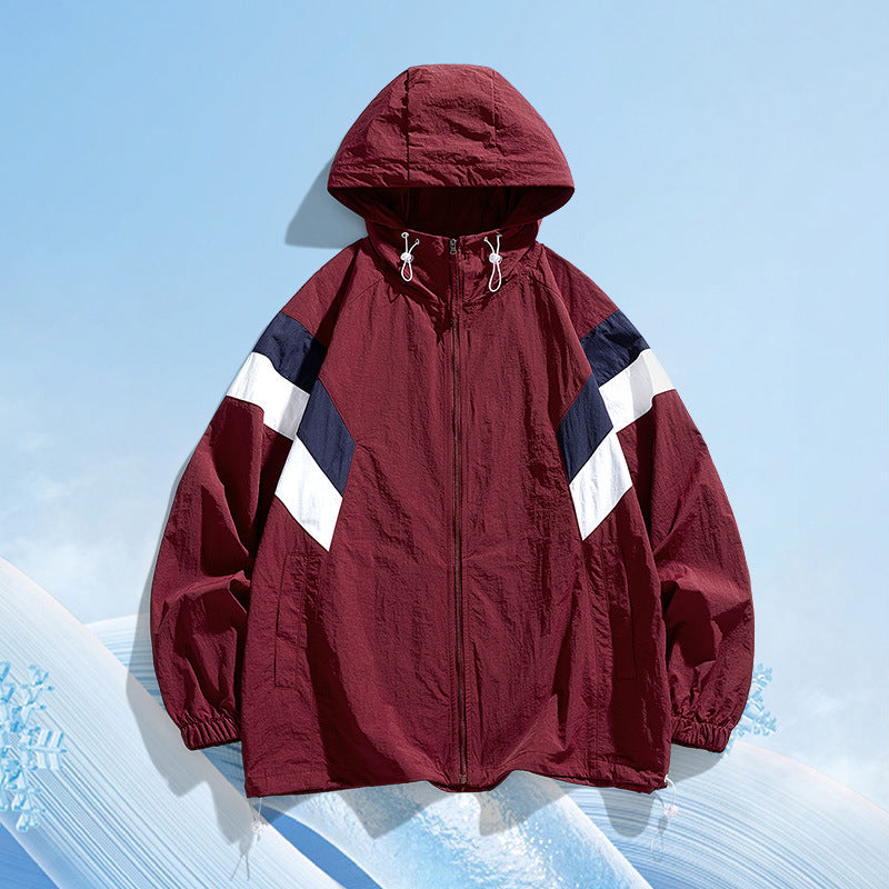 Outdoor été patchwork mince couple style pour les adolescents