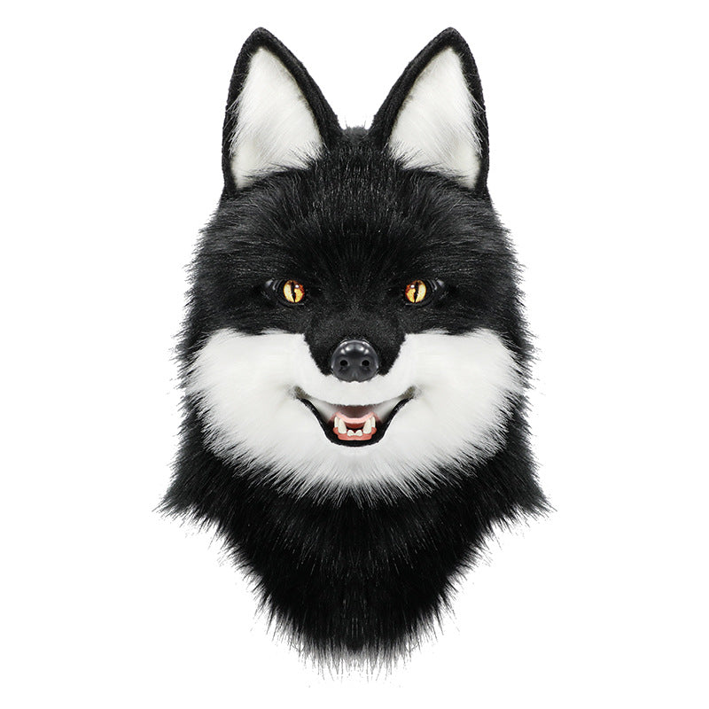 En peluche Fox Headgear Cosplay Prop