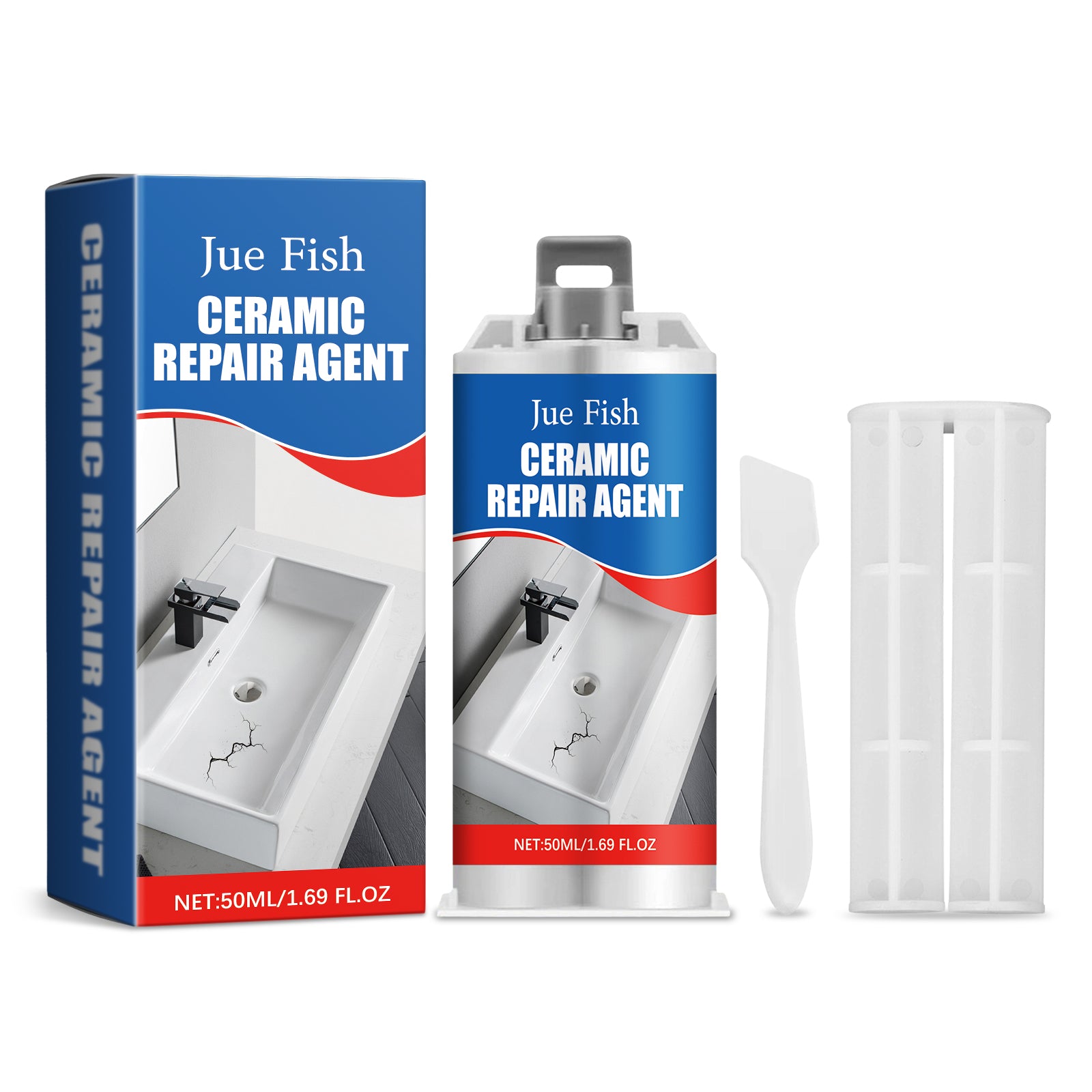 50ml Bouteille de réparation de carreaux Adhésif-2 Tools1box