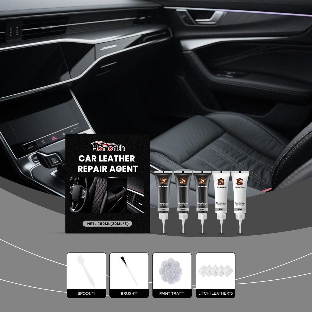 HOMONTH Kit de soins en cuir automobile