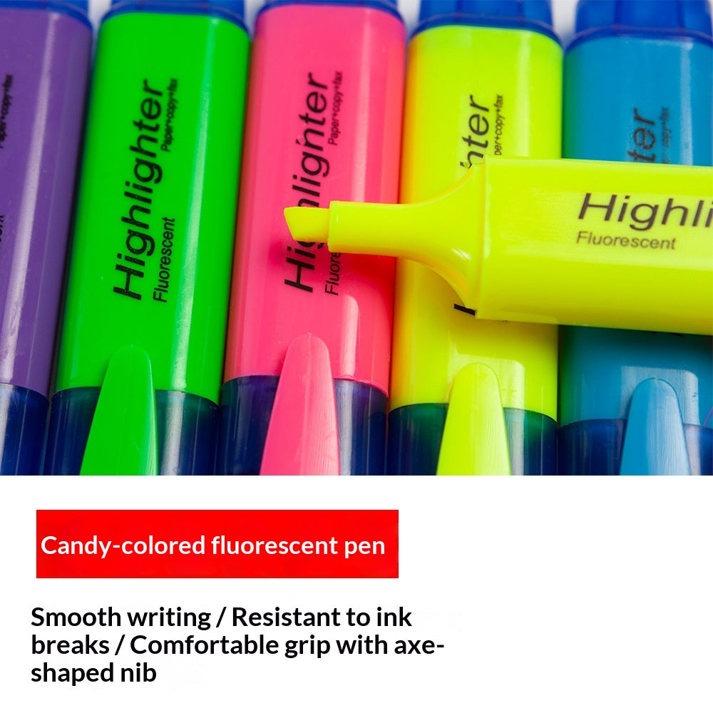 Highlighter Marqueur de points clés Stylo à plume couleur doodle