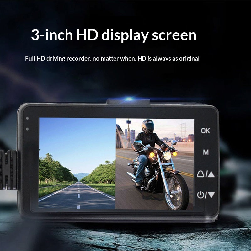 Haute définition 720P double-type étanche moto Dash Cam
