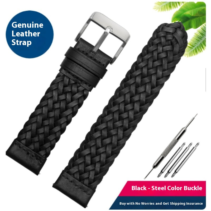 Couleur solide pour bracelet de montre tissé