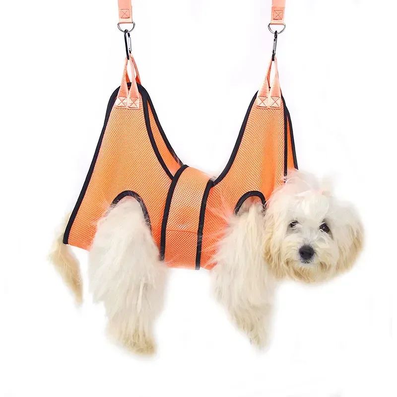 Cat Grooming Nail coupe anti égratignure Bite sac fixe Baignoire Étrier sac de retenue Pet Beau