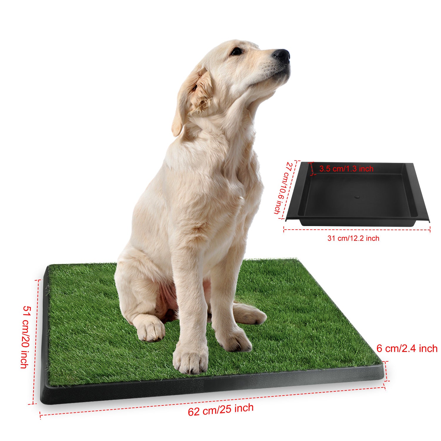 1Pc Dog Potty Training Artificial Grass Pad Pet Cat Toilette Trainer Mat Puppy Loo Tray Turf