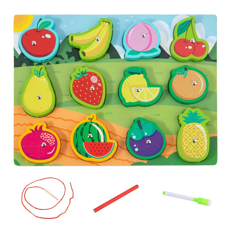 Kids Fishing Bead Baby Educational Toy