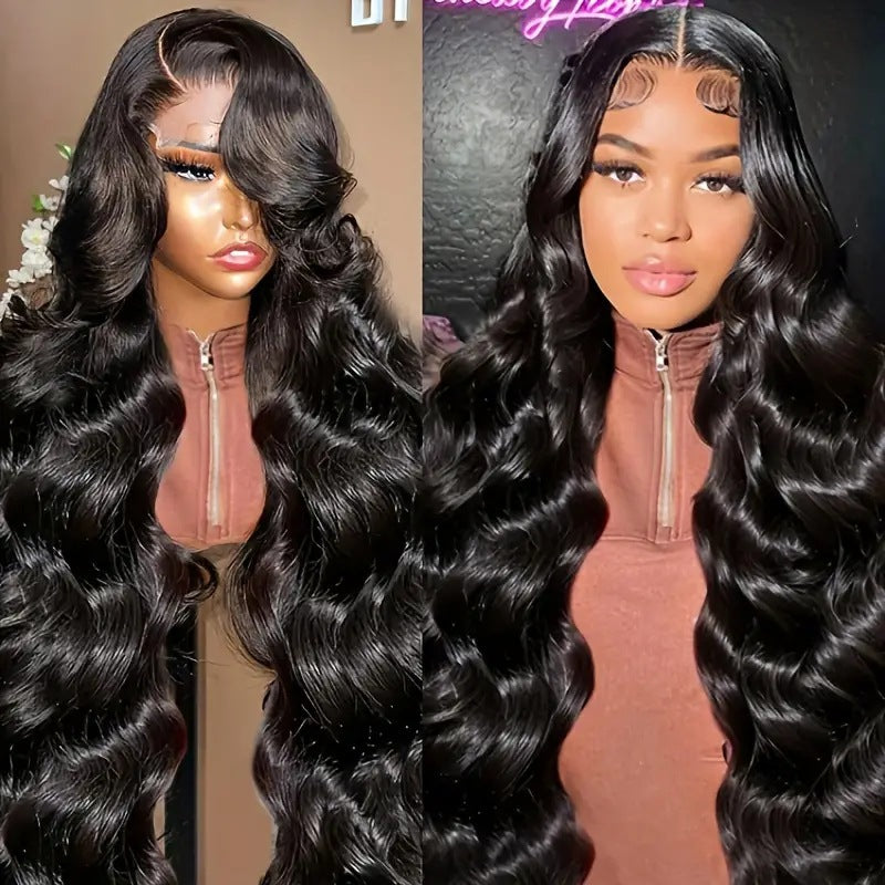 Long loop lace hood with large wave style