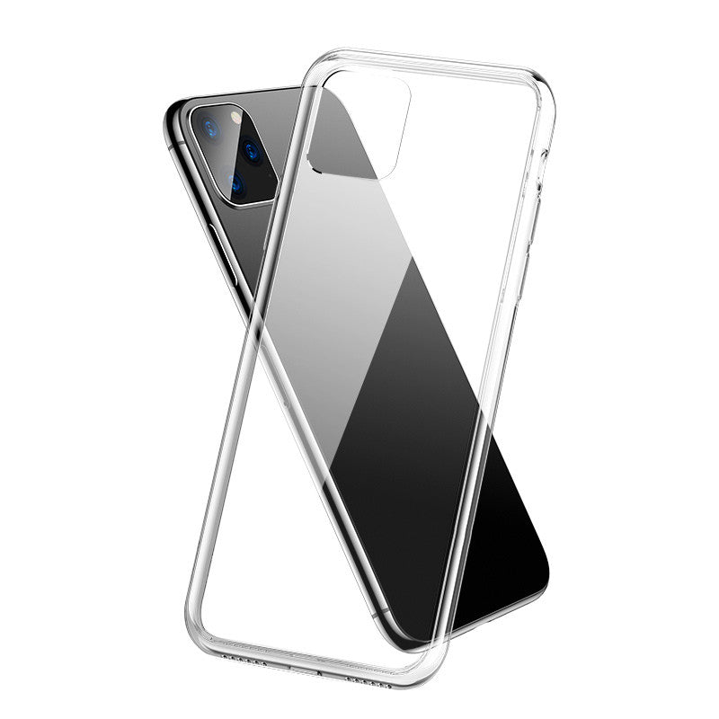 Étui de téléphone ultra-mince en silicone transparent résistant aux éclaboussures