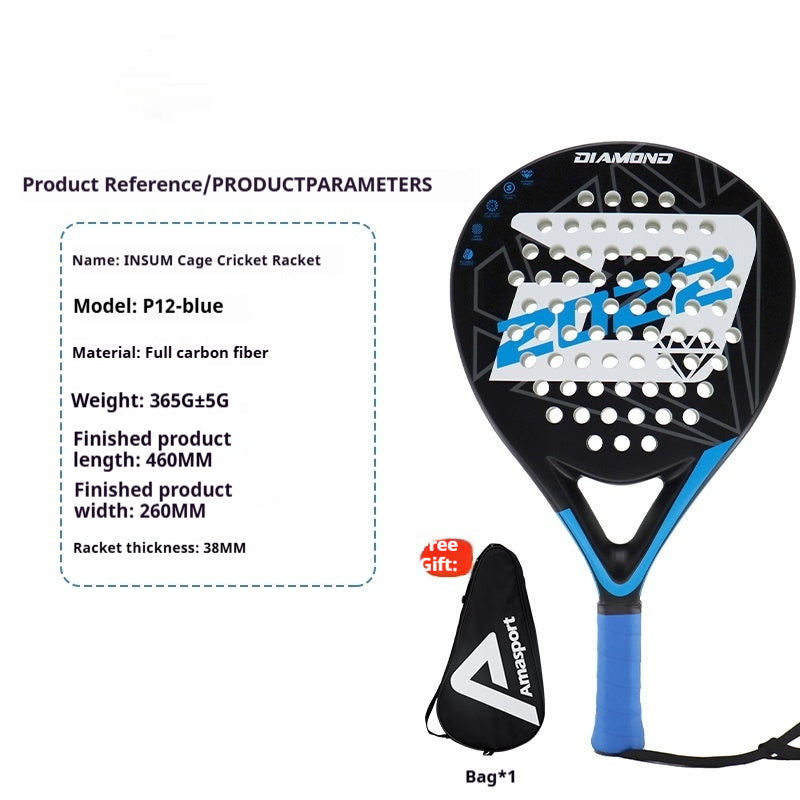 Raquette de tennis en fibre de carbone Cage Style