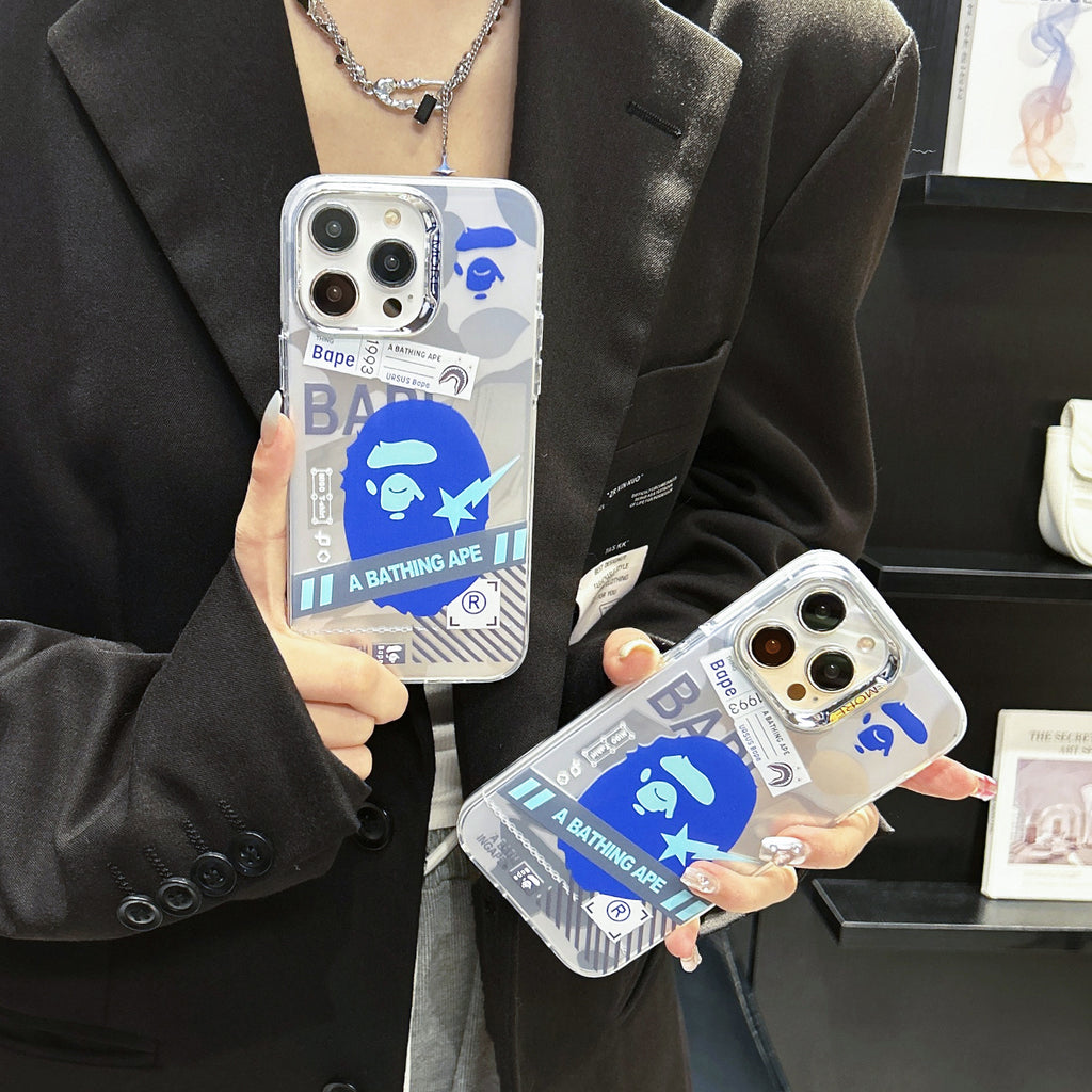 Fashion Personnalité Matte Plating Téléphonie Case