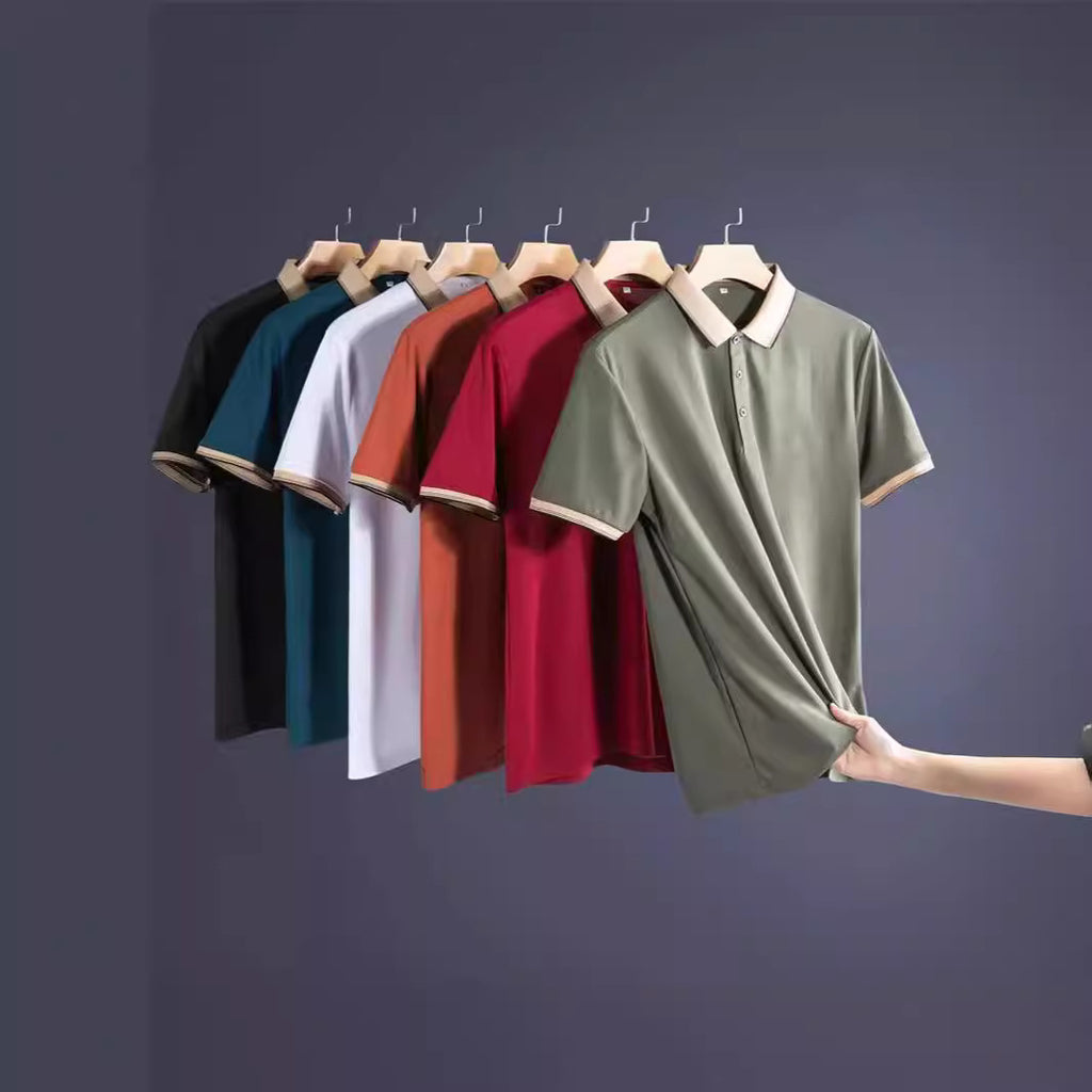 Polo homme Chemise antibactérien et minimaliste style casual