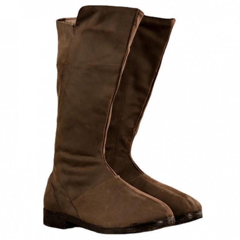 Bottes à bout rond pour hommes