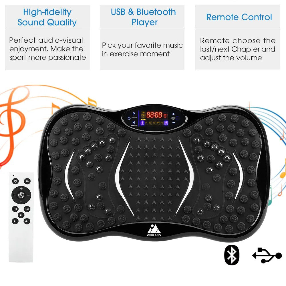 Plaque de vibration de puissance de la machine vibrante plate-forme exercice corps Shaker masseur
