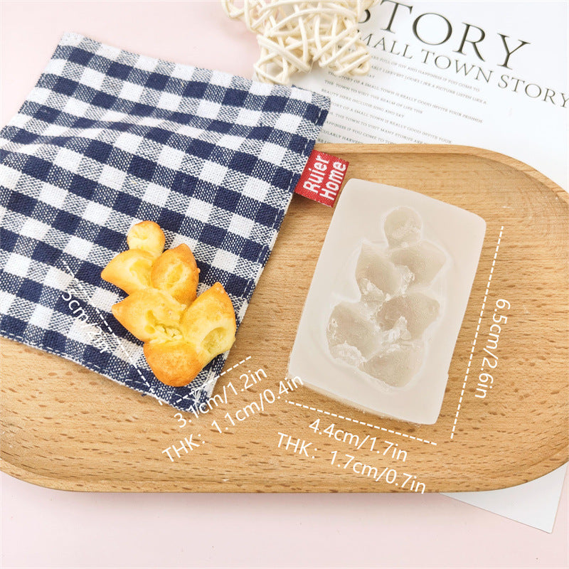 Réplique créative Pain silicone Fondant outil de décoration de gâteau bricolage poinçon fait main