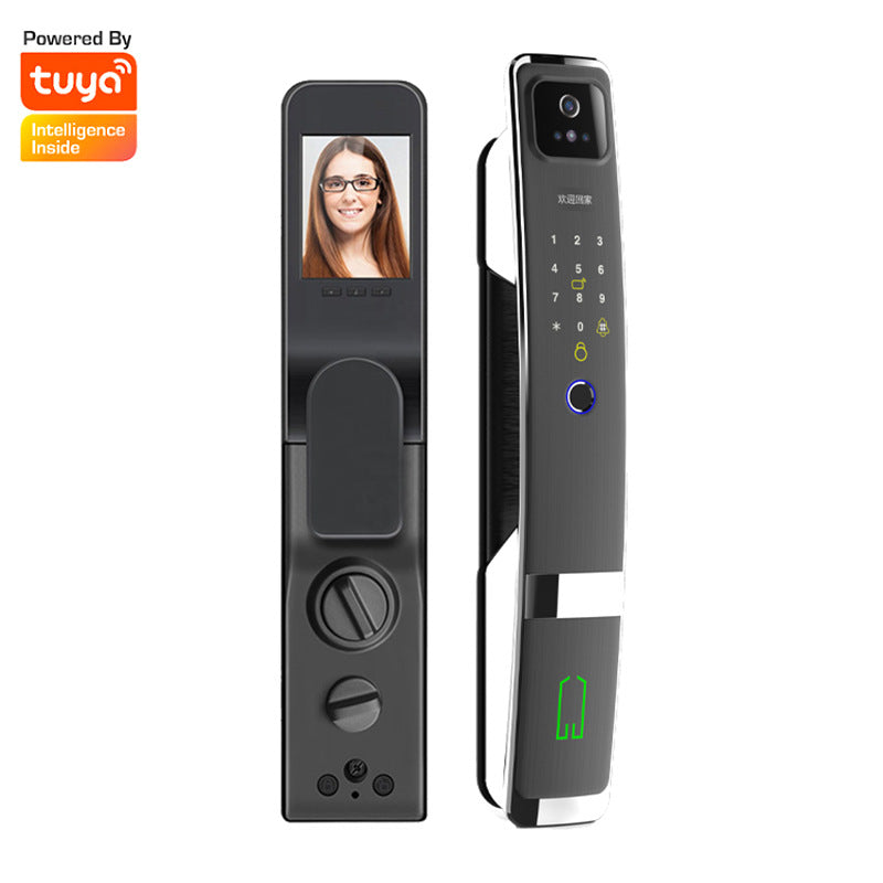 Reconnaissance du visage Empreinte antivol Mot de passe Smart Door Lock
