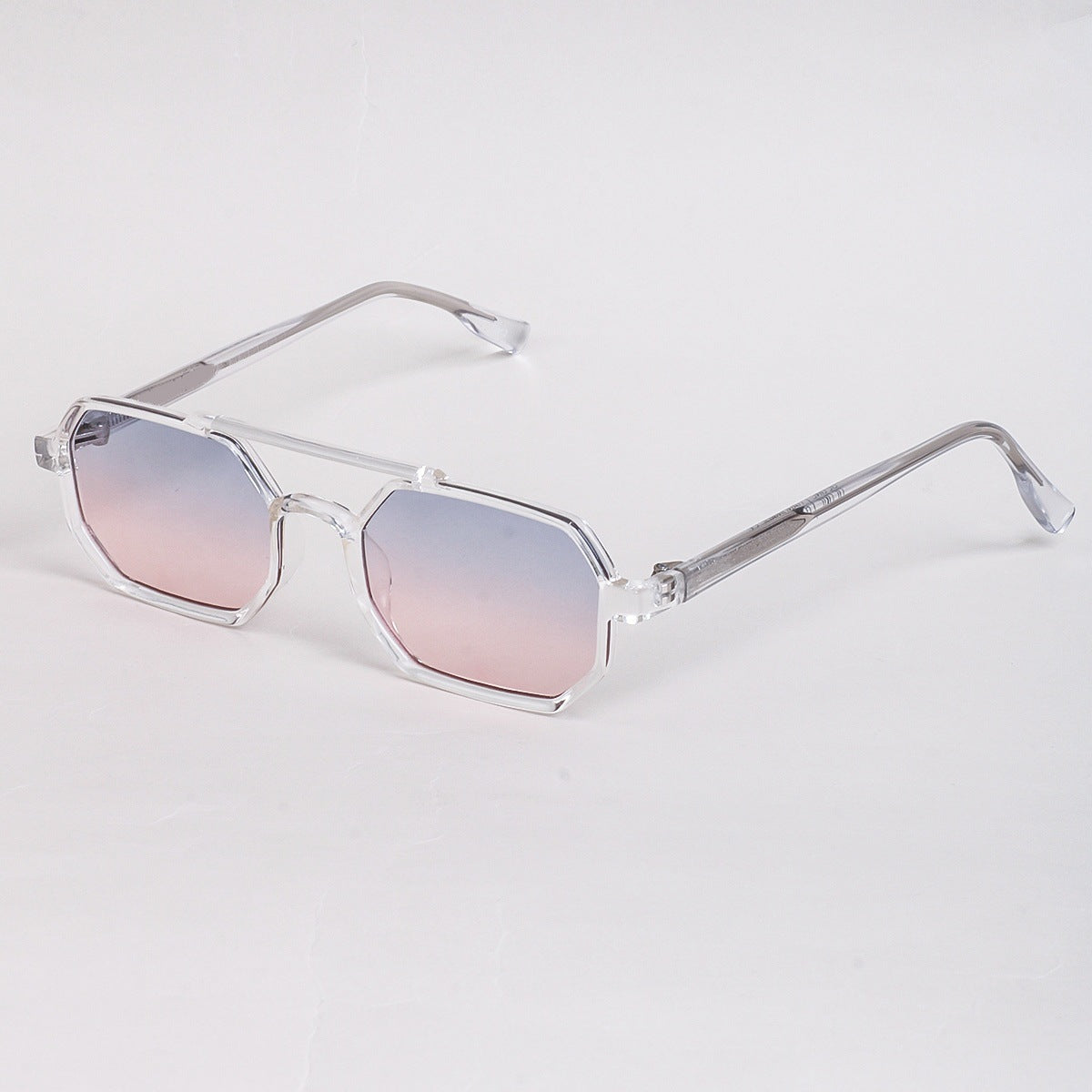 Lunettes de soleil mode européenne et américaine double pont
