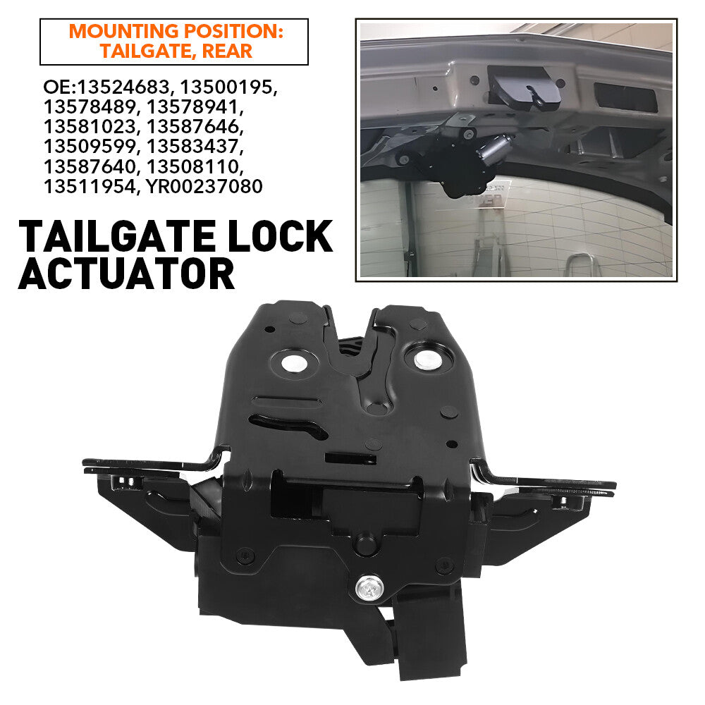 Pour Vauxhall Mokka 2012-2022 Mécanisme de fermeture à glissière arrière de porte à queue