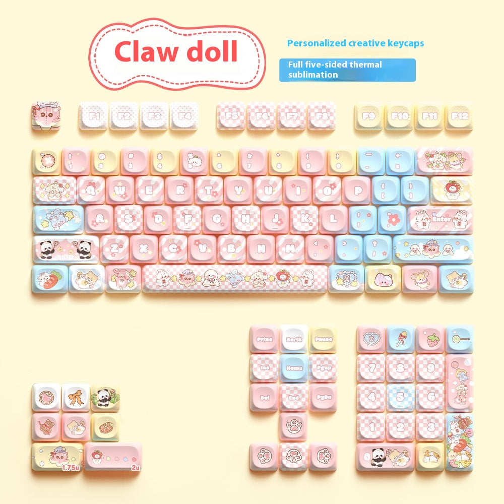 Original Cute Fit Clip Doll Mechanical Keyboard Cap