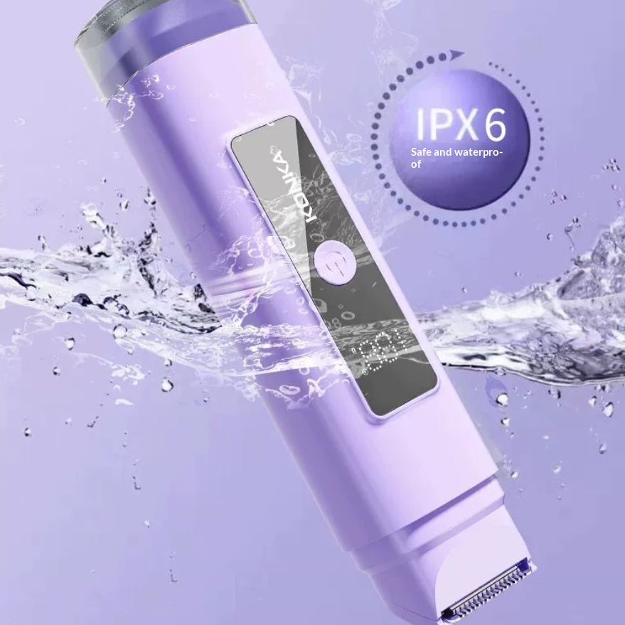 Enlèveur de cheveux double tête de ménage rasoir complet du corps
