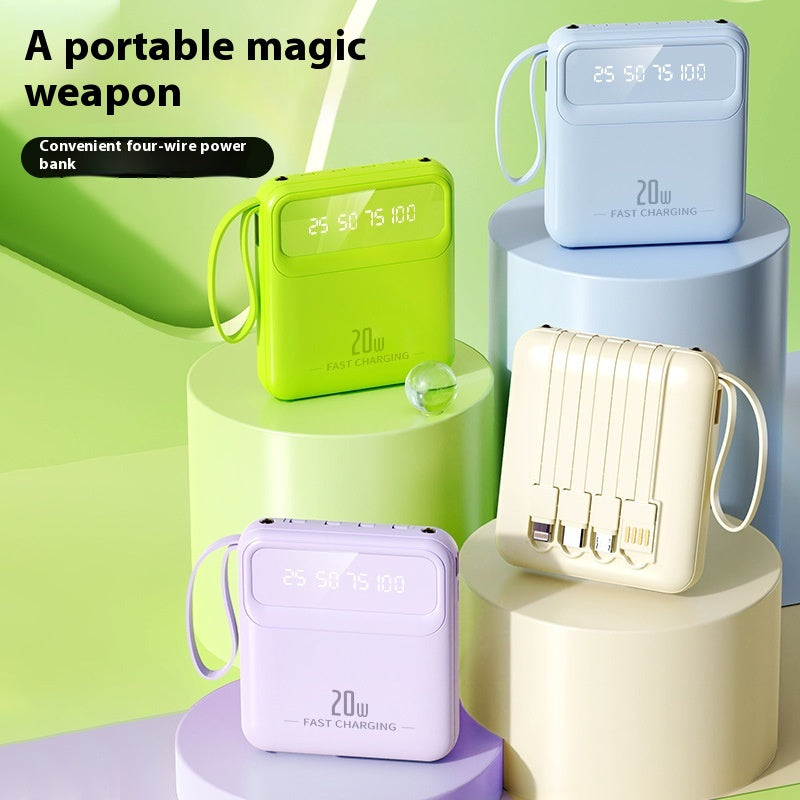 Mini petite grande capacité avec 4 lignes Power Bank