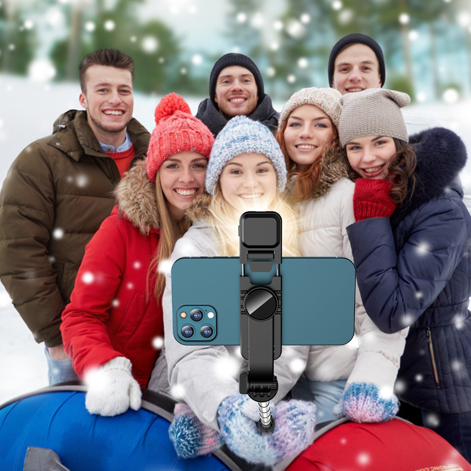 Selfie Stick Tripod Portable et rétractable Bluetooth