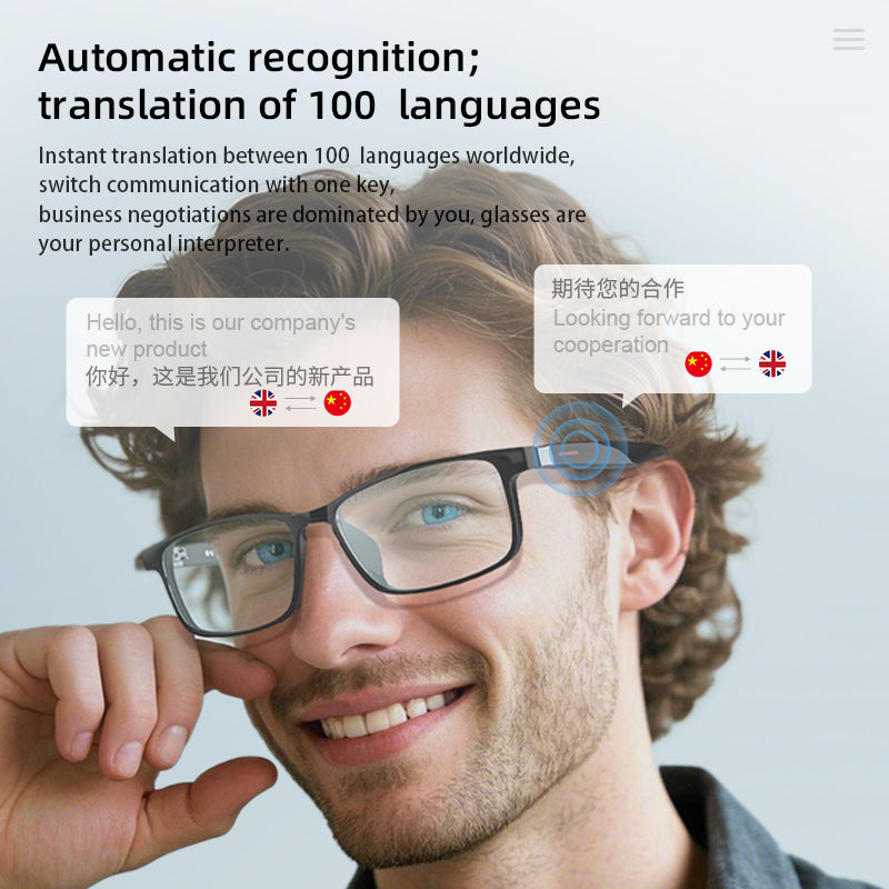 Smart glasses with removable Temple smart glasses Step into the high-definition world