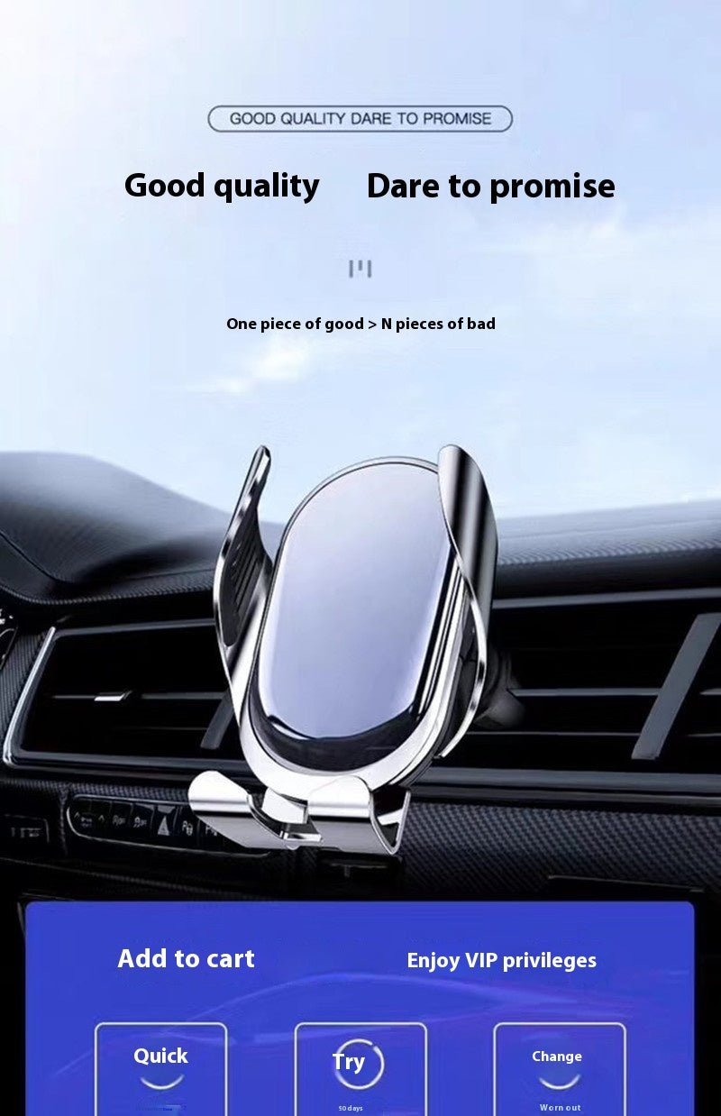 Support de téléphone de voiture en plastique simple et portable