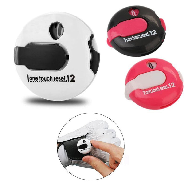 Round Golf Hat Clip Score Device Mini Score Stroke Counter