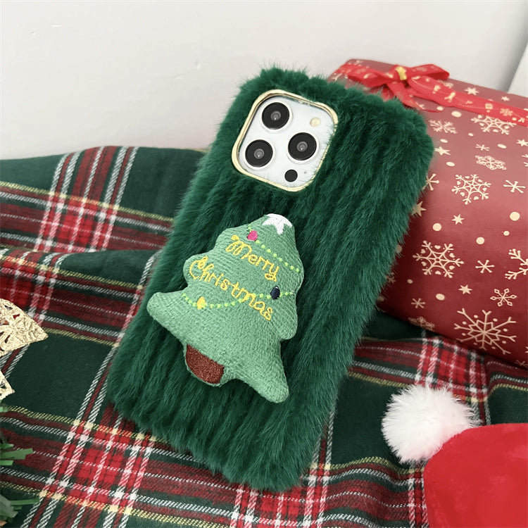 Étui de téléphone thermique en peluche