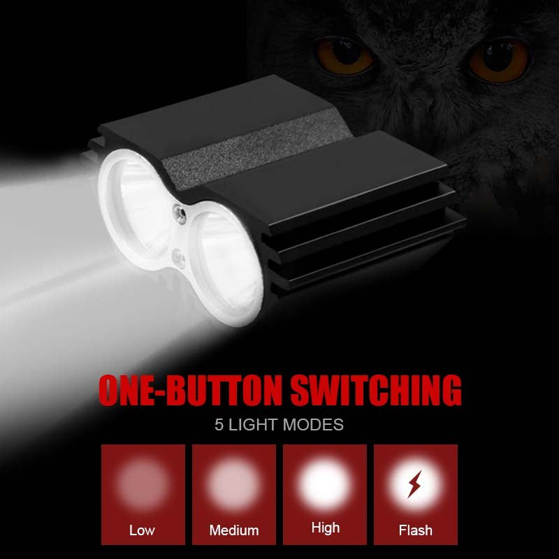 Lampe à vélo Owl phare LED forte