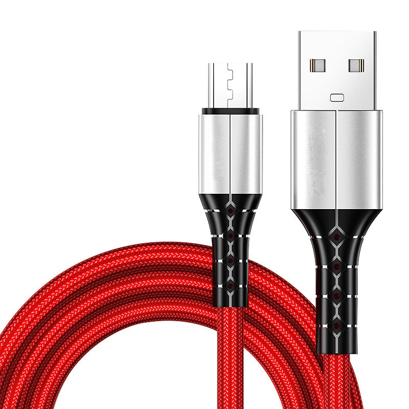 Android TYPE-C Super Fast Charge 5A câble de recharge de téléphone portable tressé en nylon