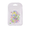 Ensemble de cube de glace Hued d'Aurora en forme de petit clou carré Strass
