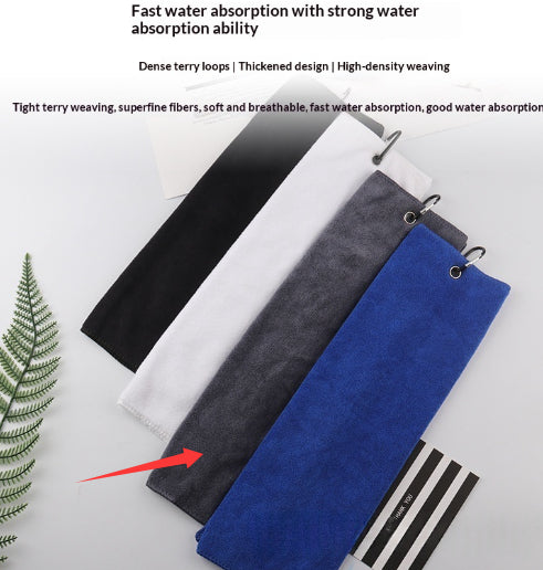 Serviette de golf Microfibre Waffle-weave Serviette de sport