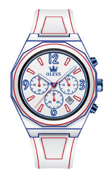 Cartoon Style Silicone Strap Waterproof Quartz Watch Casual Sports Daily Wear