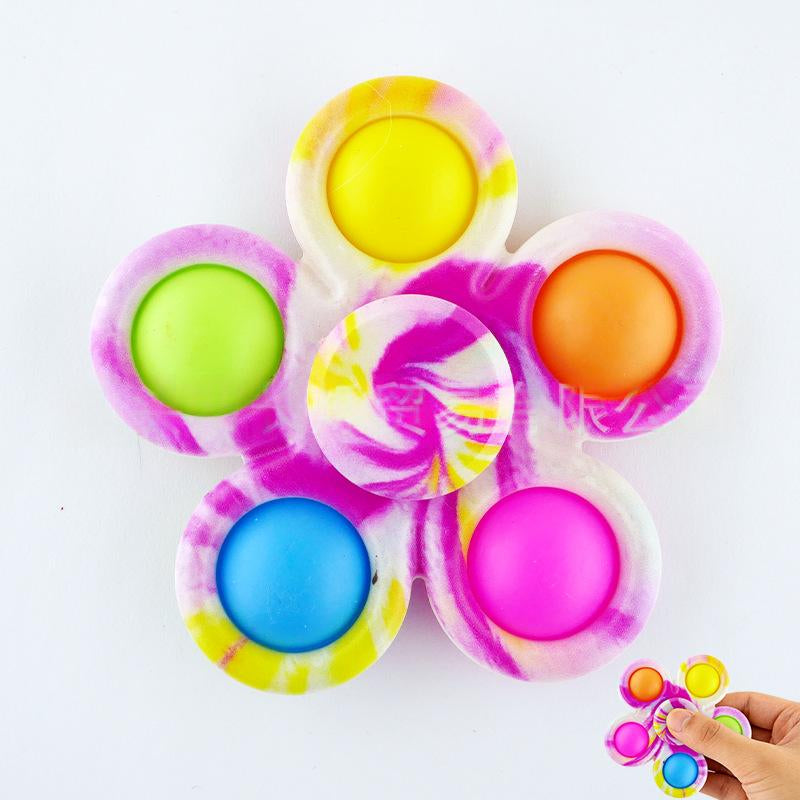 Jouet anti-stress Fidget Spinner avec impression couleur