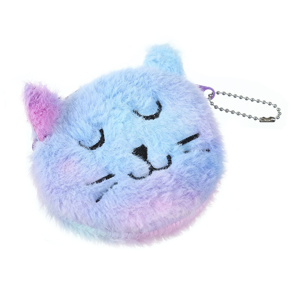 Portefeuille en peluche de chat pour enfants