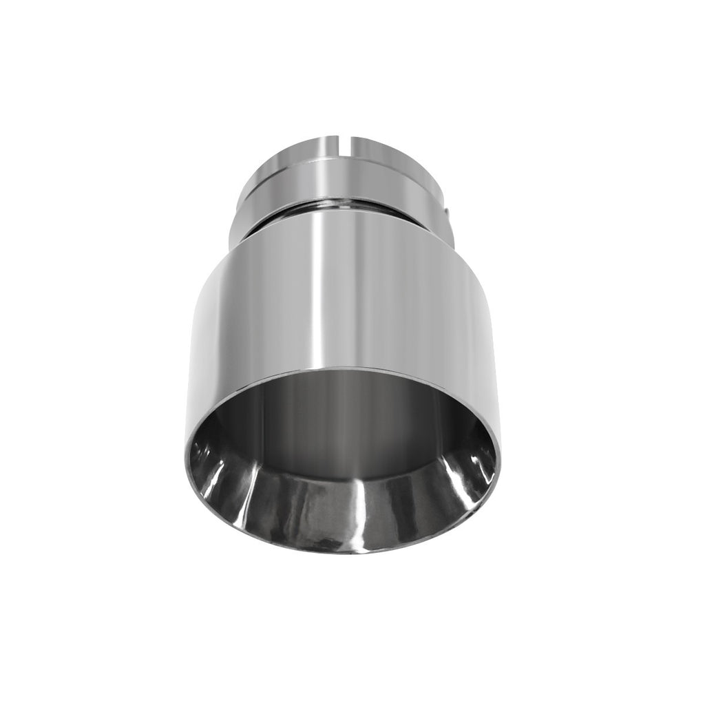 3''Inlet 4''Outlet Tailpipe Conseil d'échappement Tuyau d'échappement en acier inoxydable poli