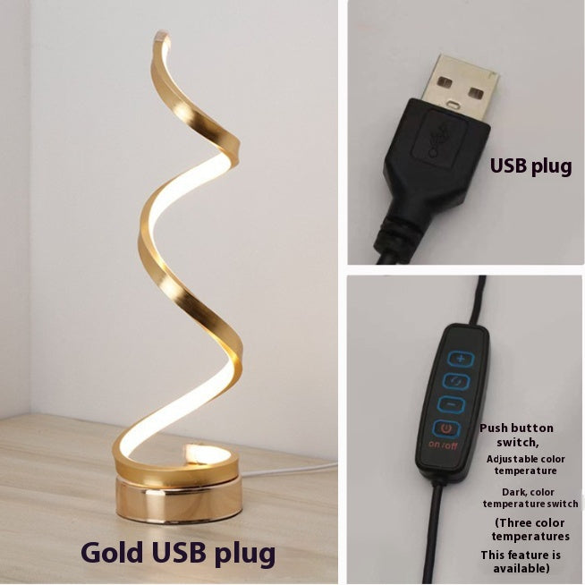 Lampe de table de chambre à coucher de protection des yeux led