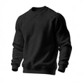 Chandail d'équipage-col d'automne Homme Couleur solide Sports occasionnels haut avec manches Raglan